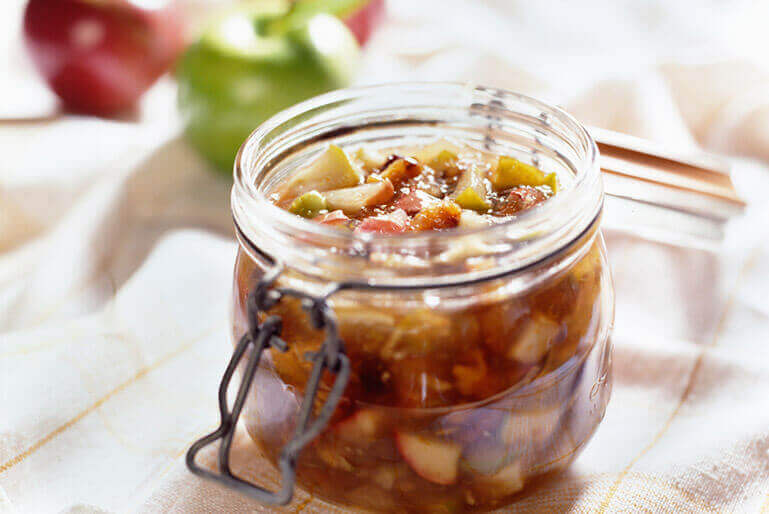 Weihnachts-Chutney mit portwein