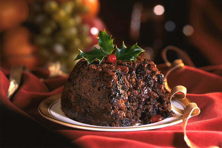 Christmas Pudding with Port