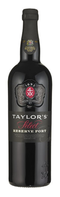 Botella de vino de Oporto Taylor's Select Reserve