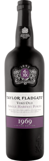 Bottle of Taylor Fladgate 1969 Single Harvest port