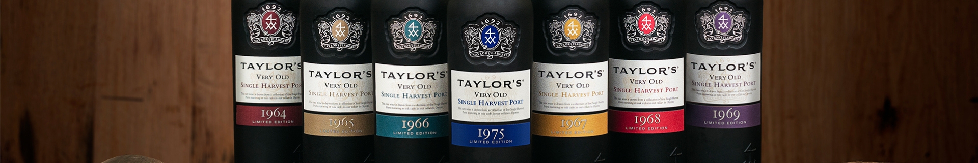 Taylor's holds one of the most extensive reserves of very old cask aged Port of any producer. They include a collection of rare Single Harvest...