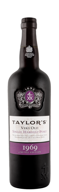 Bottle of Taylor's 1969 Single Harvest port