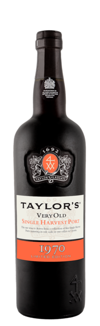 Bottle of Taylor's 1970 Single Harvest port