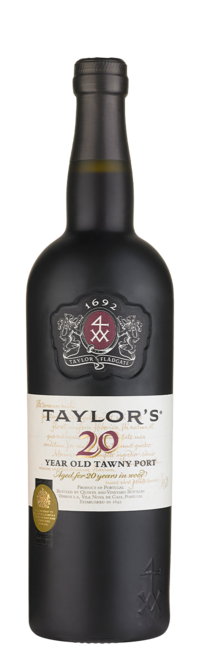 Garrafa de vinho do porto Tawny 20 Anos da Taylor's