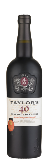 Bottle of 40 Year Old Tawny Port wine from Taylor's