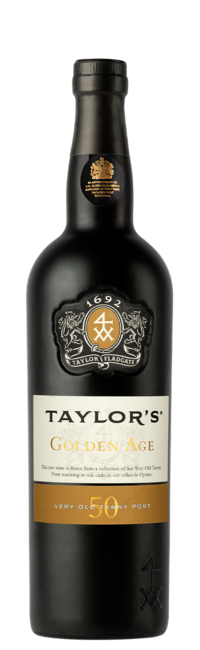 Garrafa de vinho do porto Tawny 50 Anos da Taylor's