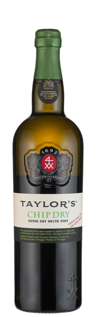 Garrafa de vinho do porto branco Chip Dry da Taylor's