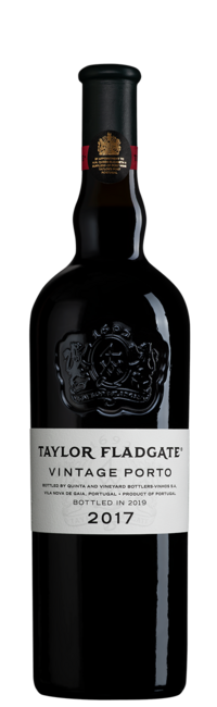 Bottle of Taylor Fladgate's 2017 Vintage Port